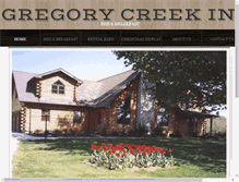 Tablet Screenshot of gregorycreekinn.com